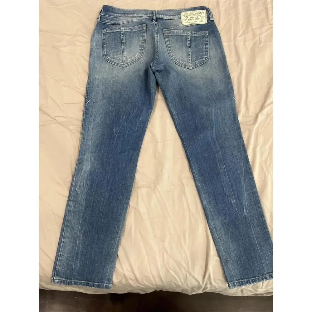 BEAUTIFUL WOMENS DIESEL JEANS 32x32 ZIVY 98% COTTON GREAT CONDITION!